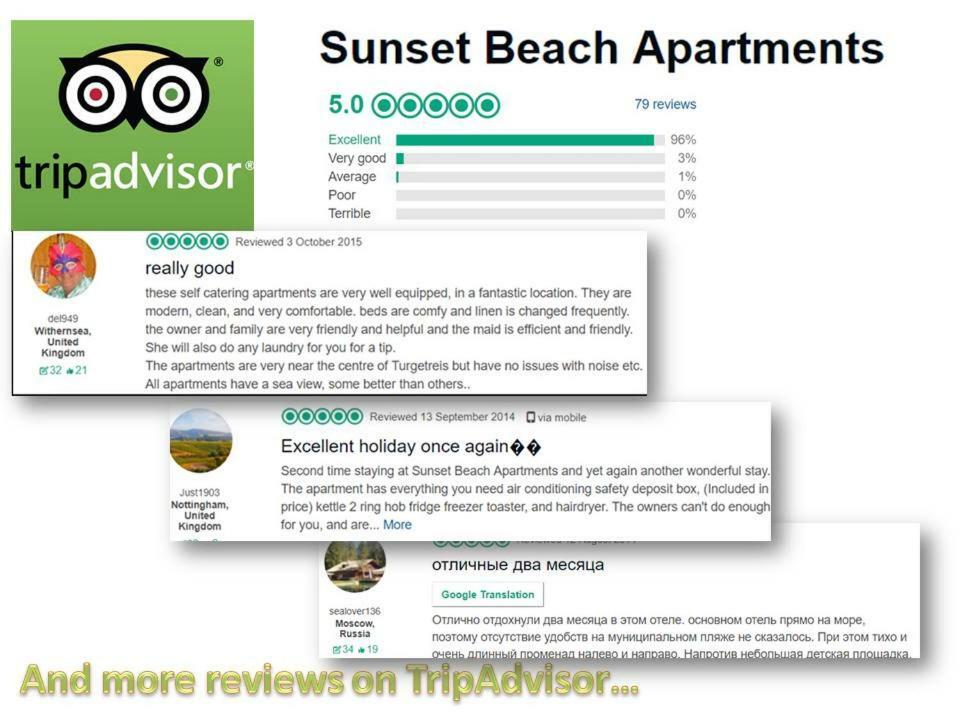 Sunset Beach Apartments Тургутрейс Екстериор снимка